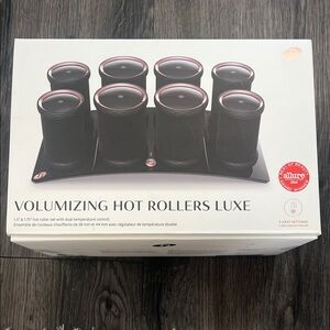 T3 Black and Silver Volumizing Hot Rollers